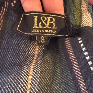 L&B Multicolor Plaid Top